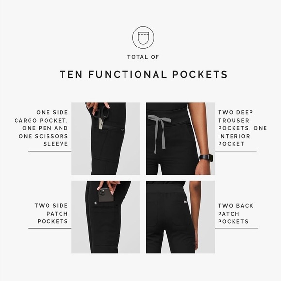 High Waisted Yola Skinny Scrub Pants ™ - Picture 7 of 11